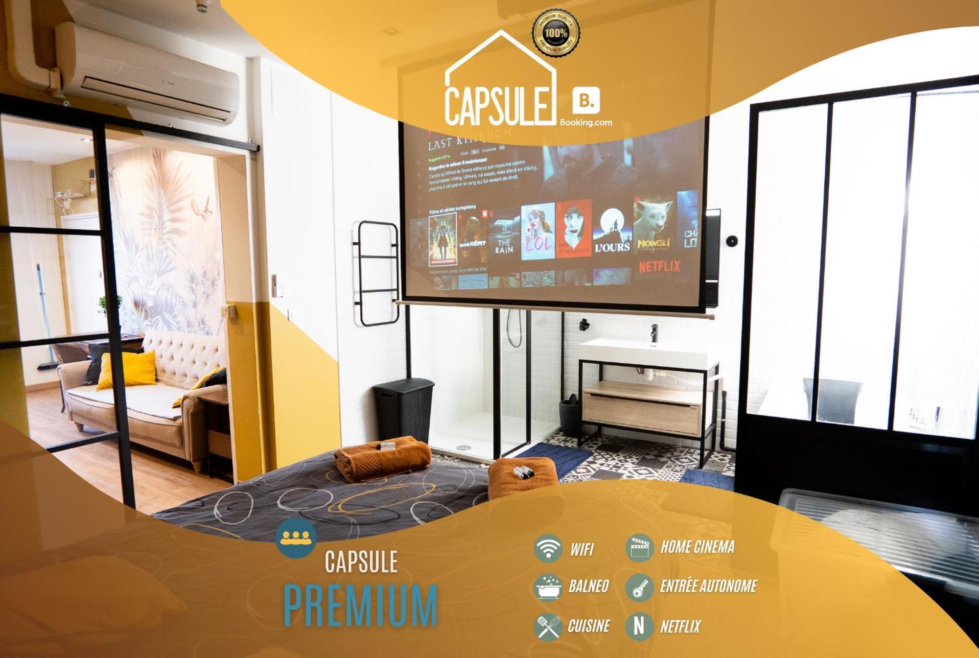 Capsule Premium Balneo & Home Cinema Valenciennes Exterior photo